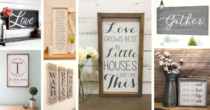 Featured image for 40+ Adorable and Modern Farmhouse Sign Ideas You’ll Fall In Love With
