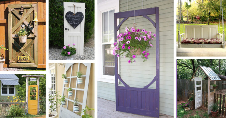 Featured image for 27 Old Door Outdoor Decor Ideas for a Whimsical Exterior