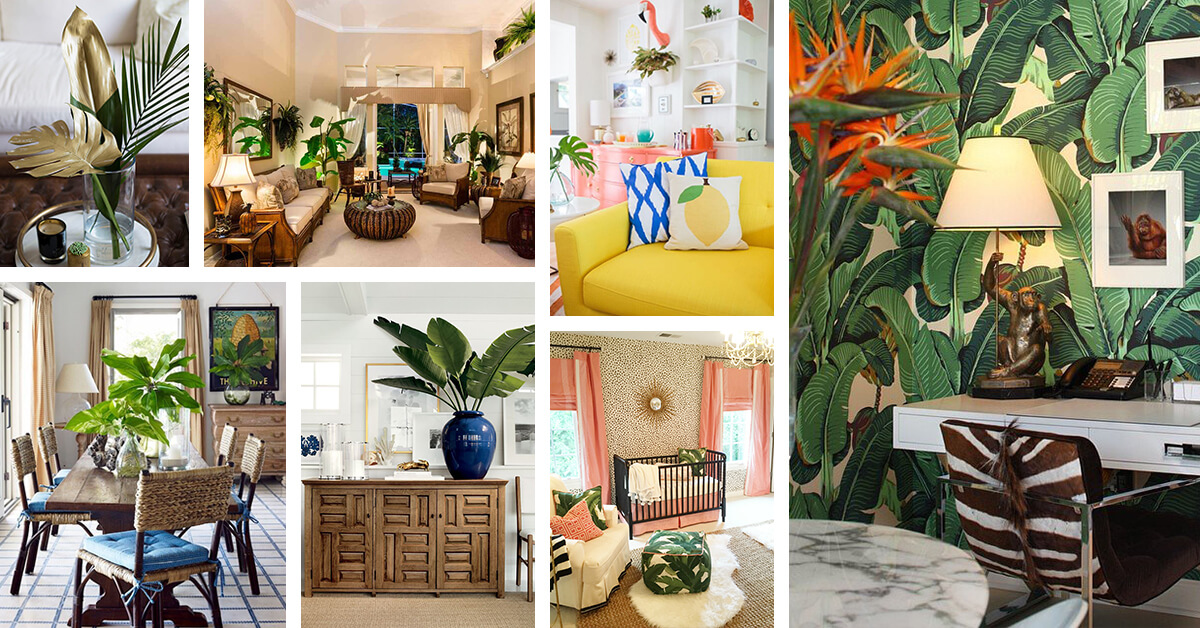38 Best Tropical Style Decorating Ideas and Designs for 2020