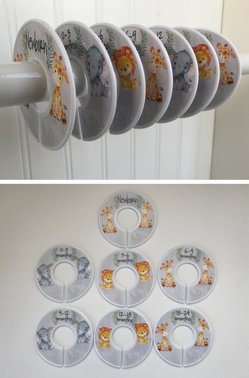 Closet Dividers for Baby’s Room