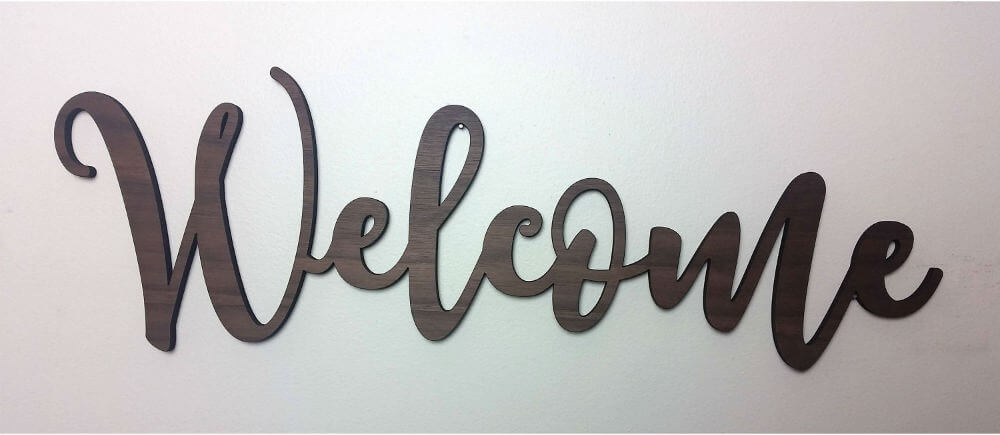 Welcome Your Guests in Script