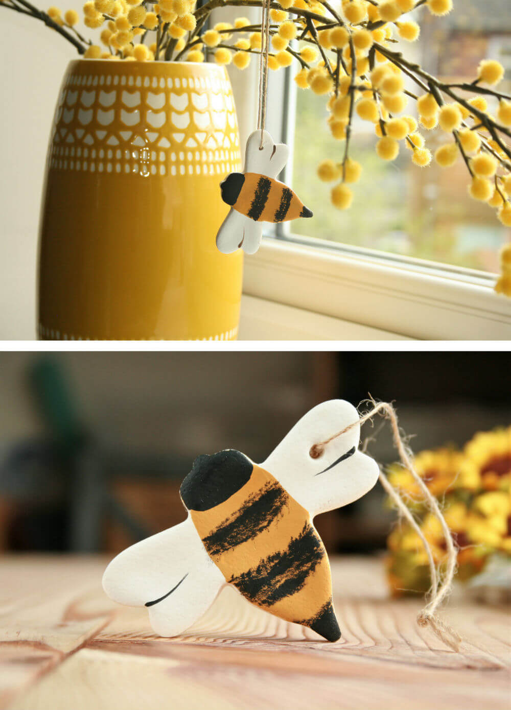 Bumble Bee Hanging Ornament