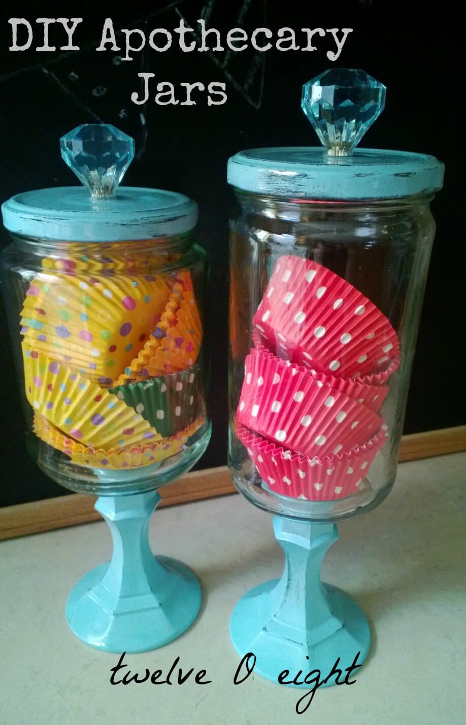 Baking Accessories in Apothecary Jars