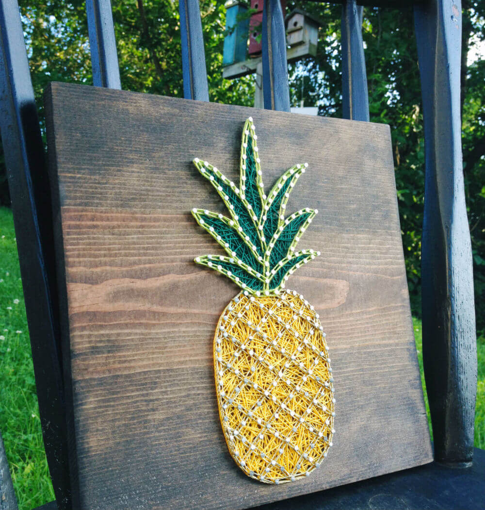 Fun Pineapple String Art