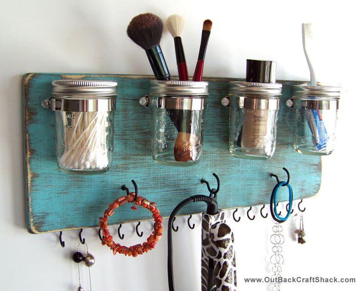 DIY Mason Jar Storage – The Handy Homemaker