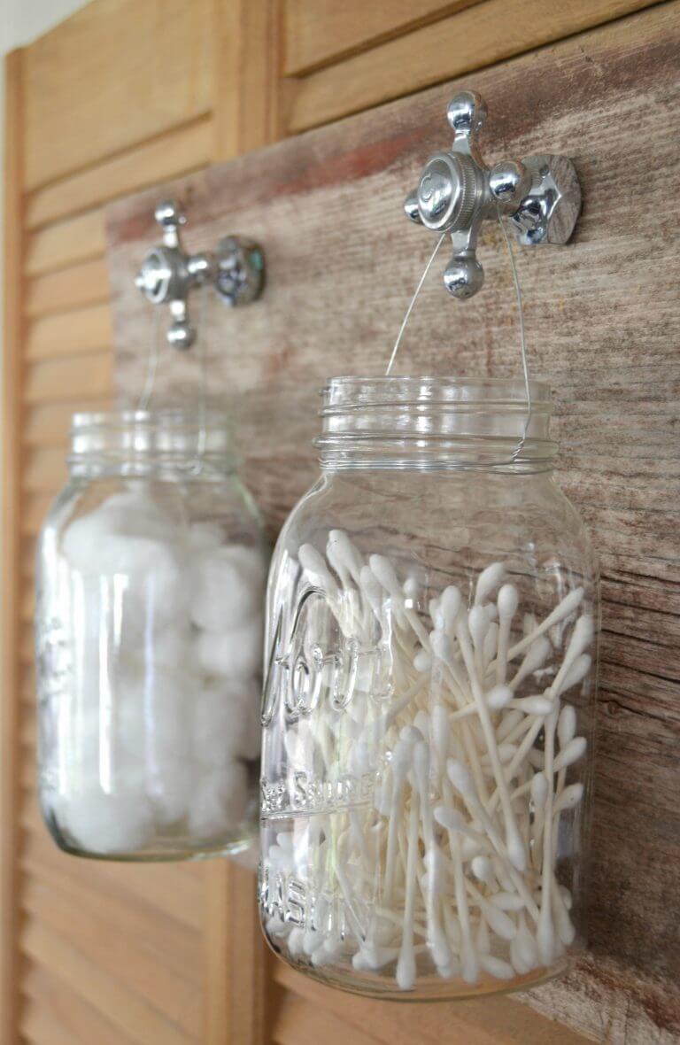 32 Best Mason Jar Organizer Ideas And Projects For 2020