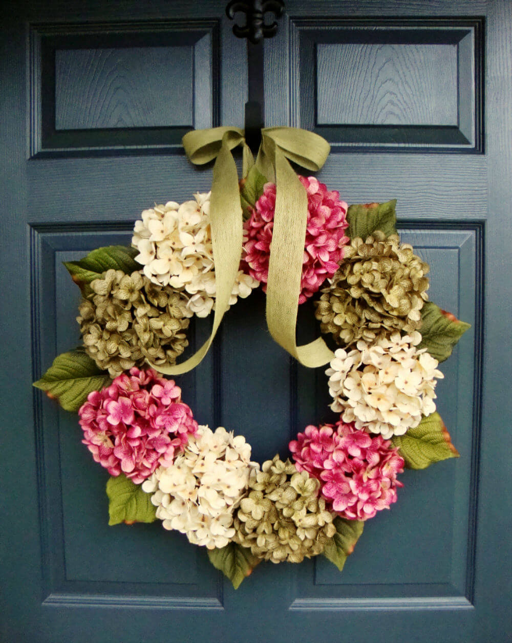 Lush Hydrangea Wreath