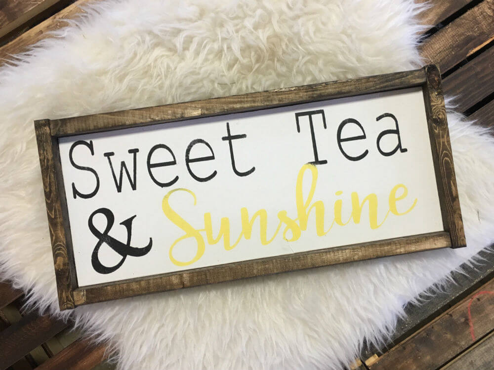 Hand-Painted Sweet Tea and Sunshine