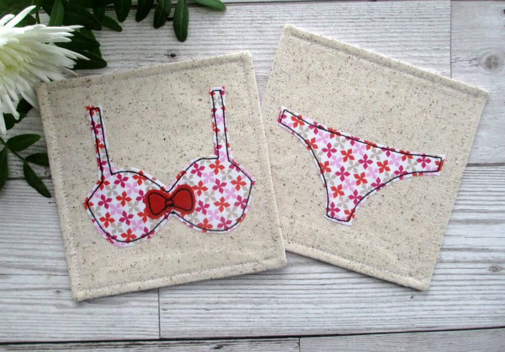 Fun Bikini Drink Coasters