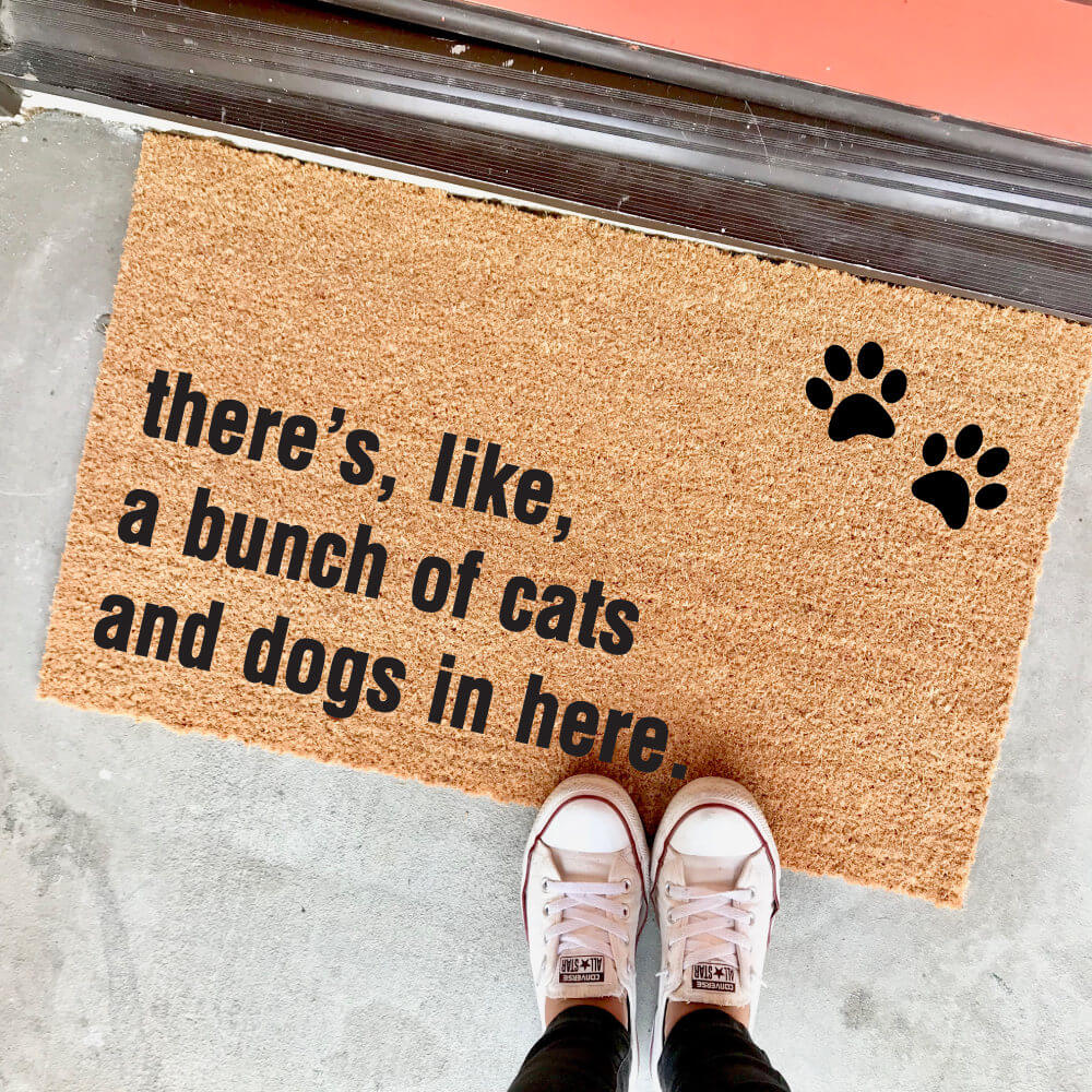 Dogs and Cats Make Your Guests Welcome