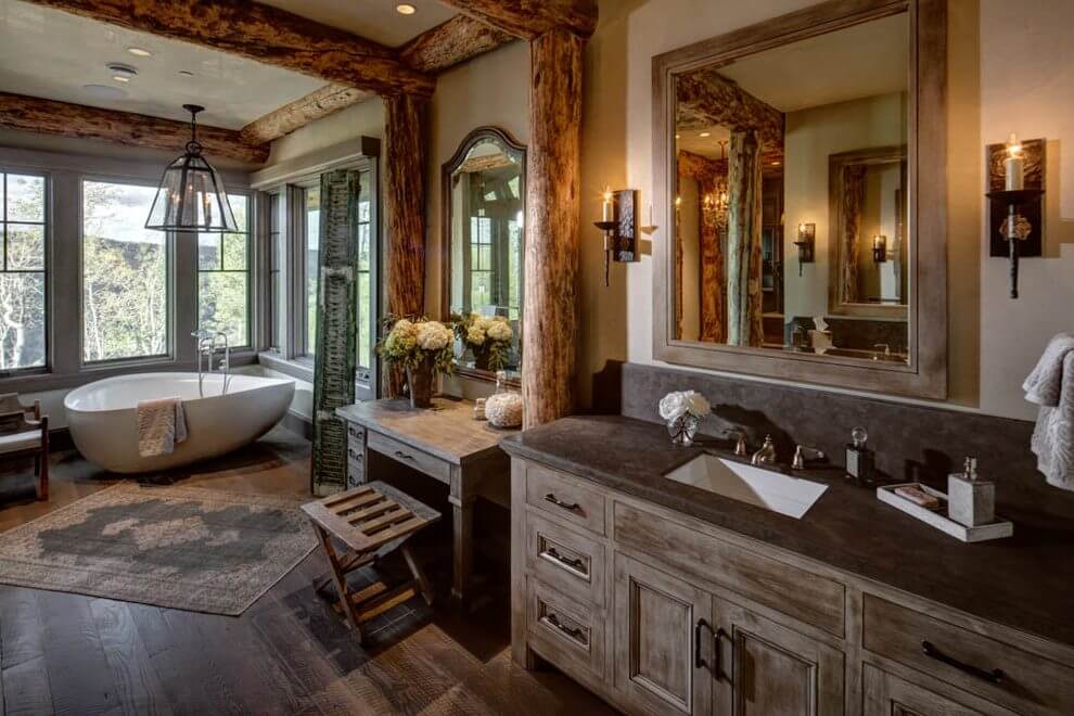 35 Best Rustic Bathroom Vanity Ideas and Designs for 2020