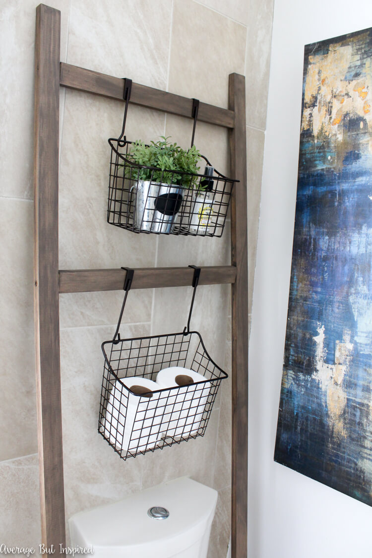 45 Best Hanging Bathroom Storage Ideas For 2020