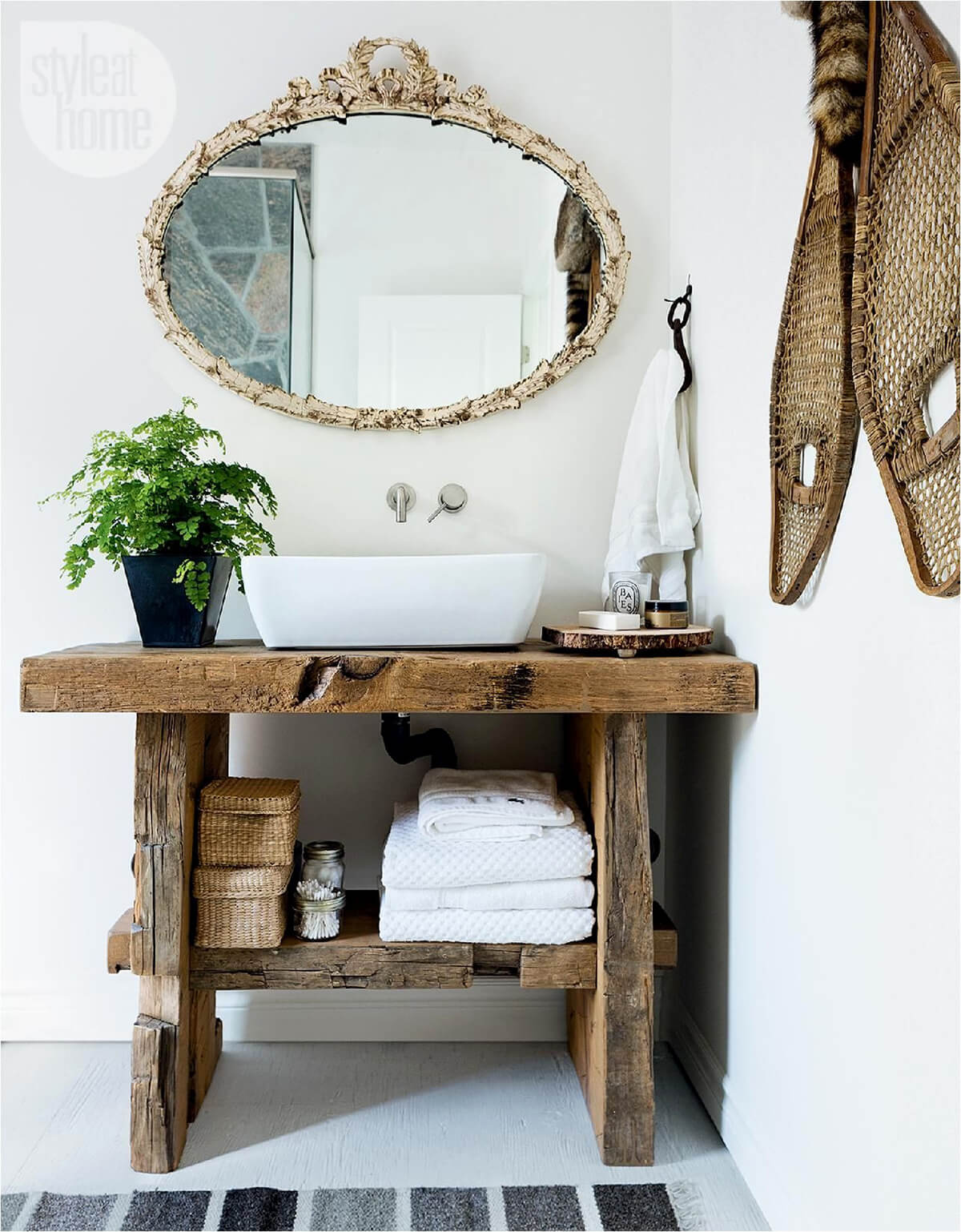 35 Best Rustic Bathroom Vanity Ideas And Designs For 2021