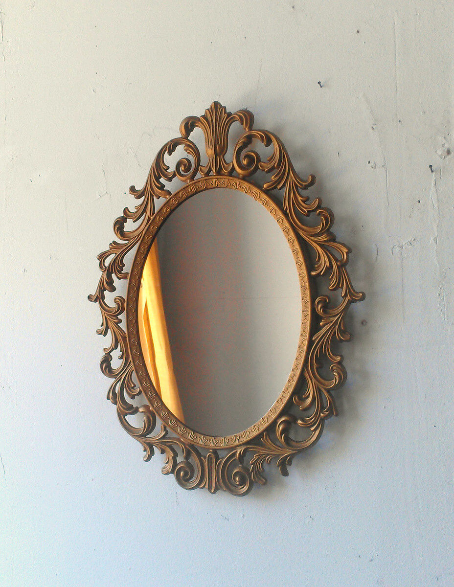 Intricately Decorated Baroque Mirror