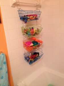 Wire Basket and Suction Cup Shower Storage — Homebnc