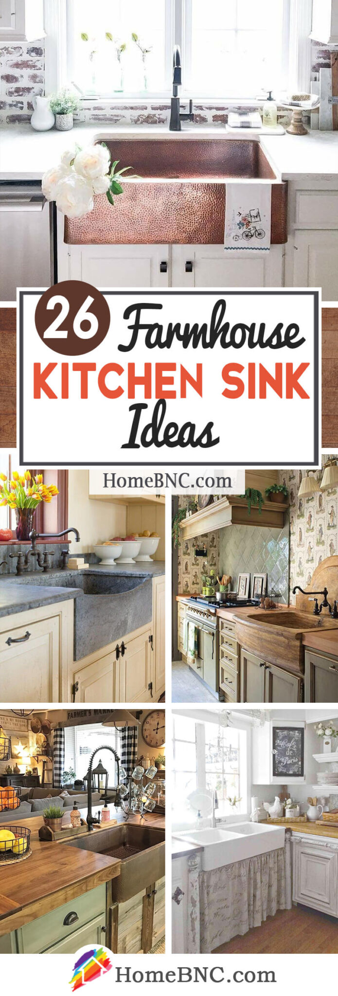 26 Farmhouse Kitchen Sink Ideas And Designs For 2023   Farmhouse Kitchen Sink Ideas Pinterest Share Homebnc V2 695x2048 