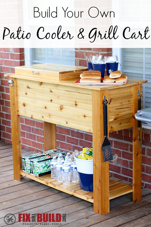 Simple As Can Be: Knotty Pine Grill Station