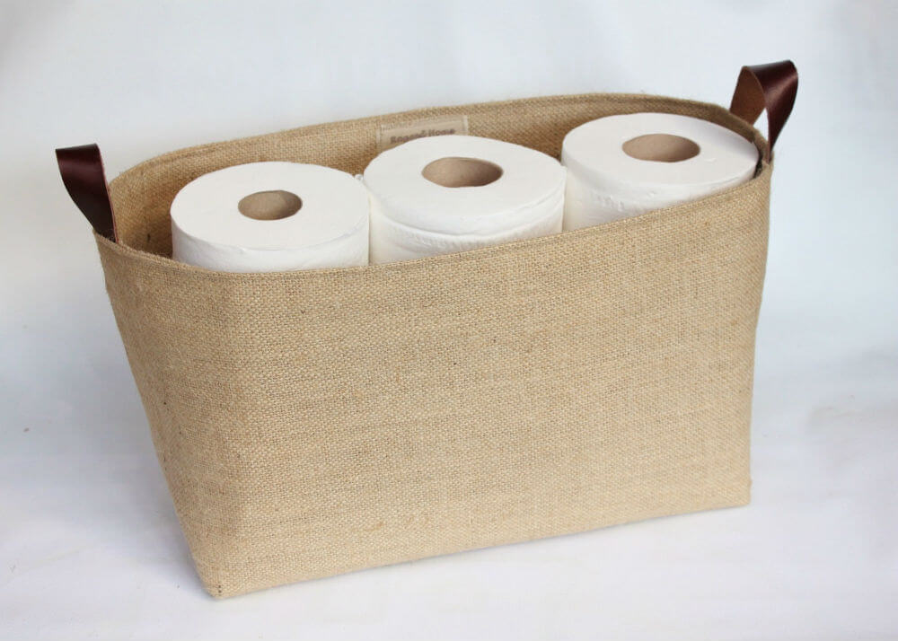 Ragged Home Toilet Roll Storage Basket