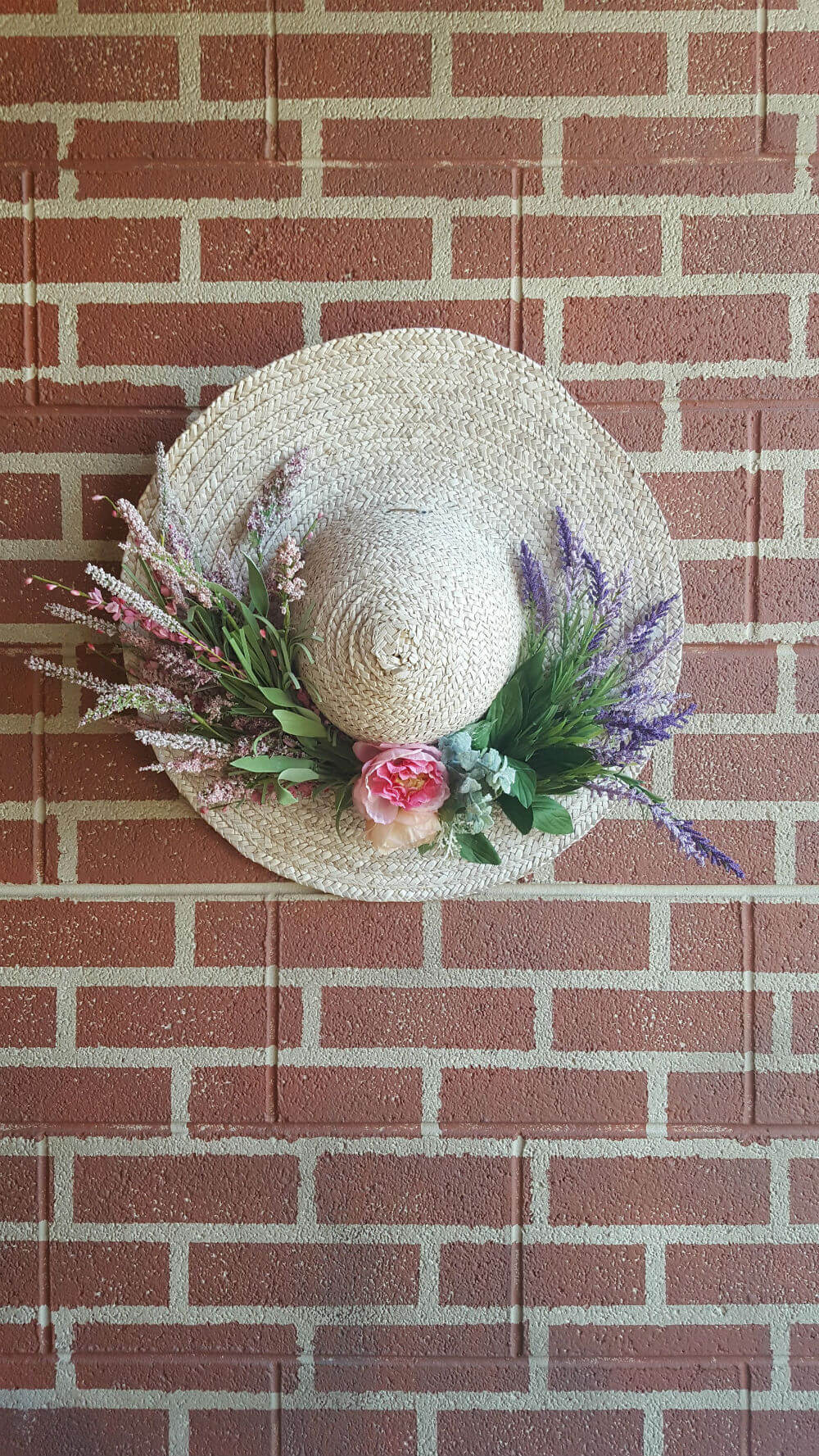Shabby Chic Floral Hanging Garden Hat