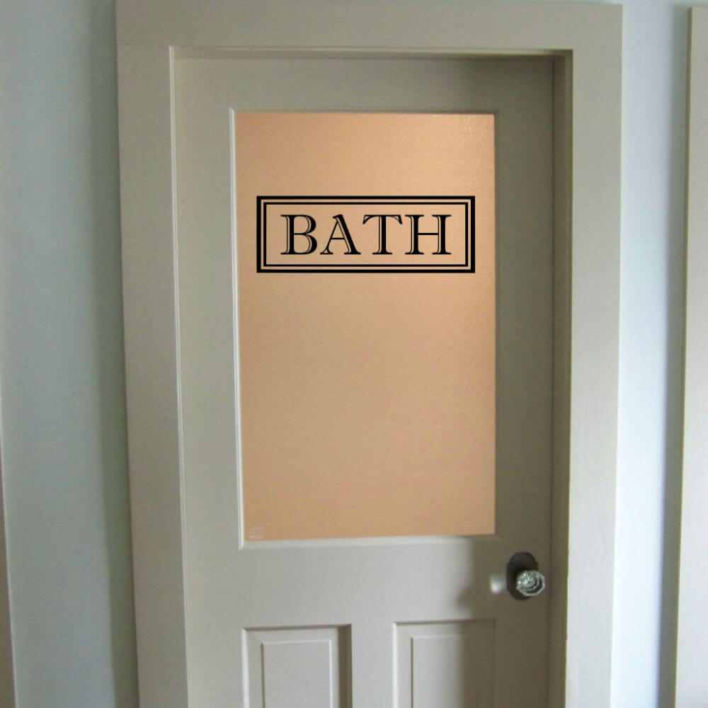 The Stenciled Barn Bath Vinyl Decal