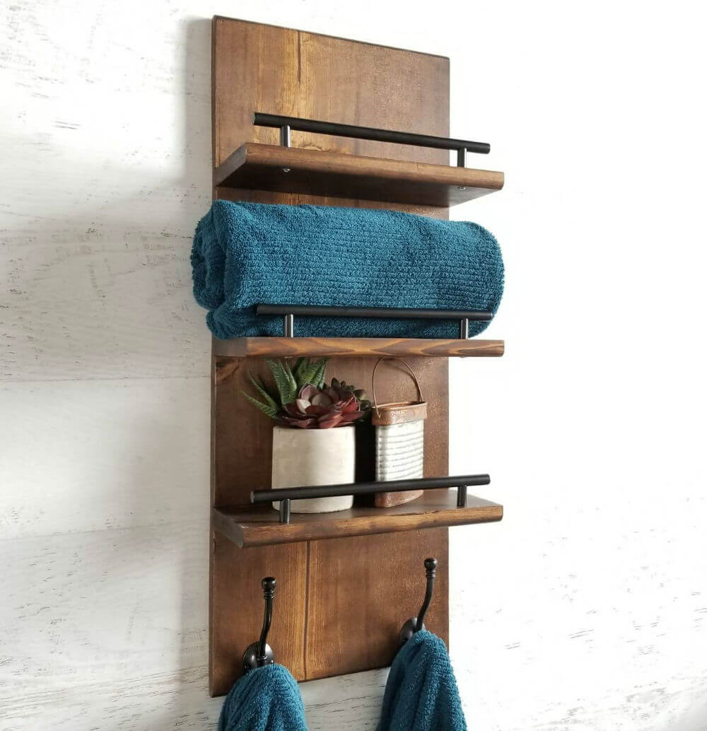 Urban Alloy Floating Shelf Organizer