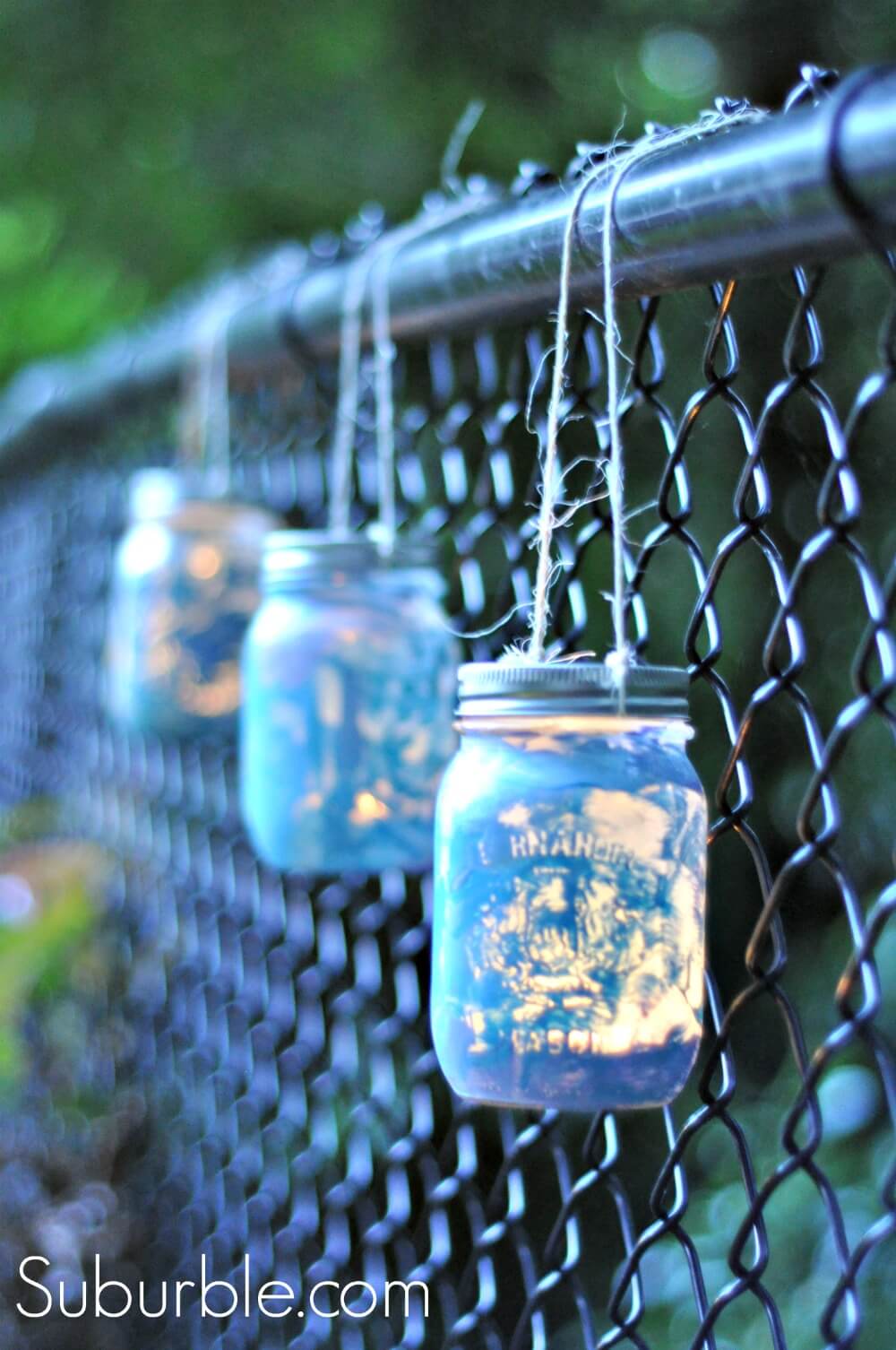 Metallic Galaxy Fence Hanging Lamps