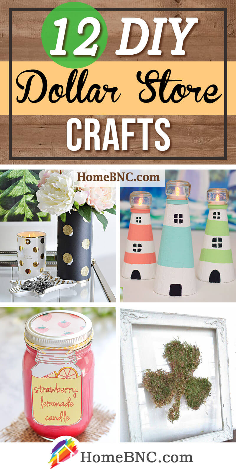 12 Best DIY Dollar Store Crafts (Ideas and Designs) for 2020