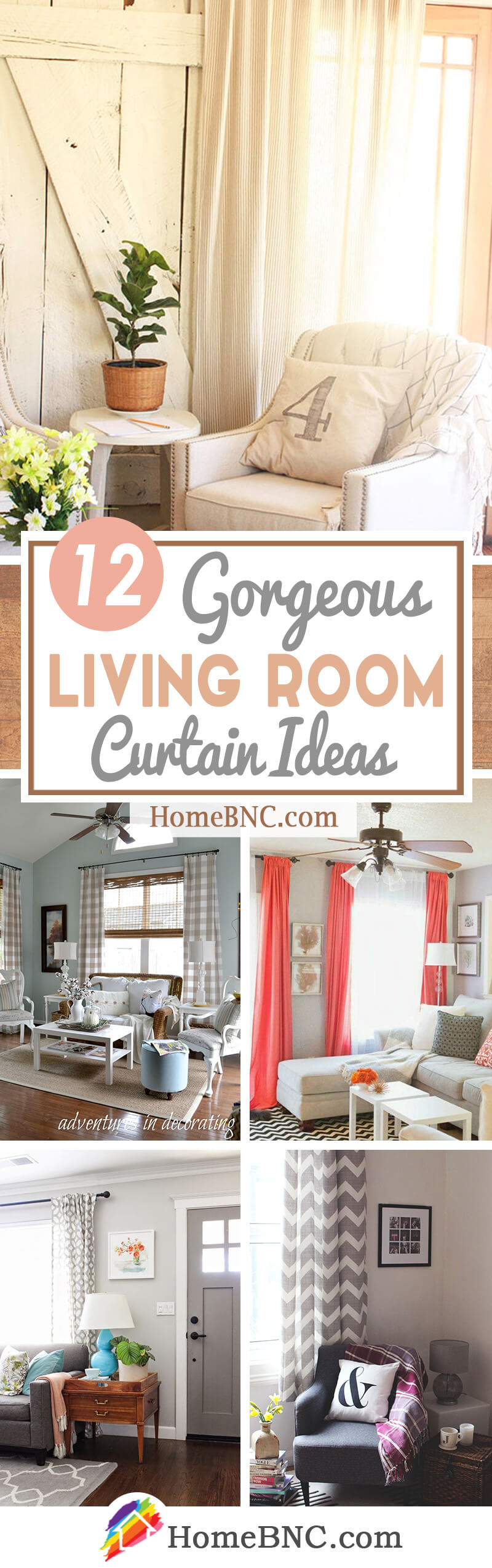 12 Best Living Room Curtain Ideas and Designs for 2020