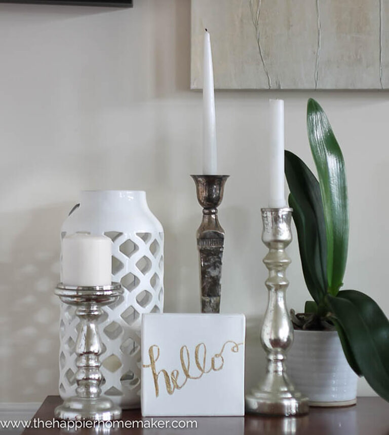 20 Best DIY Silver and Gold Decor Ideas for 2021