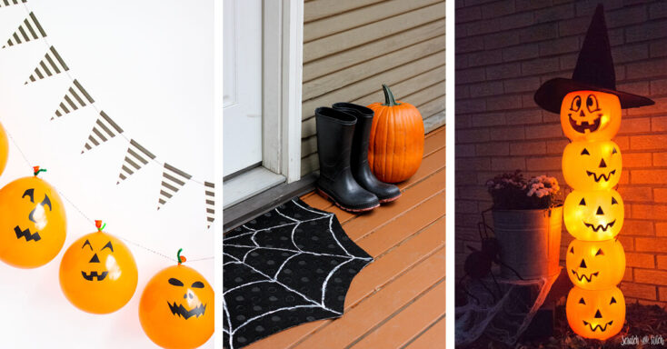 Featured image for 13 DIY Dollar Store Halloween Decorations to Make Holiday More Fun