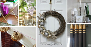DIY Silver and Gold Decorations