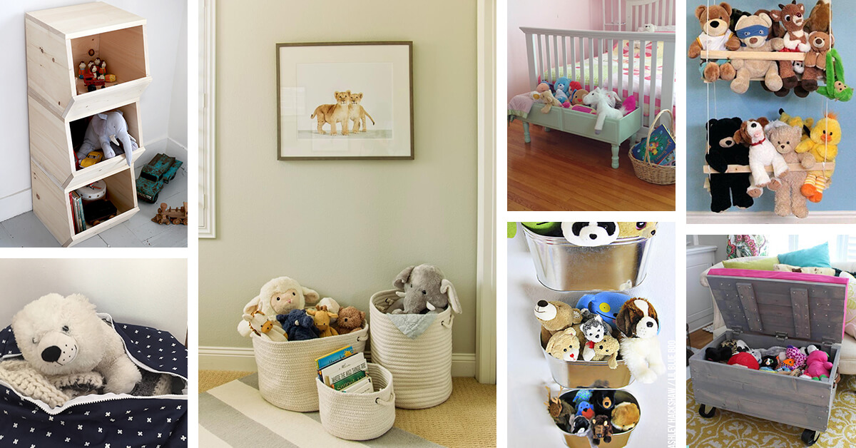 Featured image for “15 Stuffed Animal Storage Ideas to Organize Your Kid’s Room in a Fun Way”