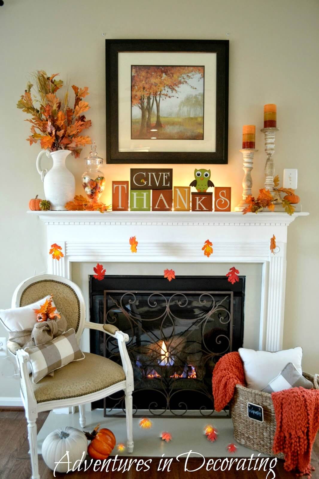 fireplace decor