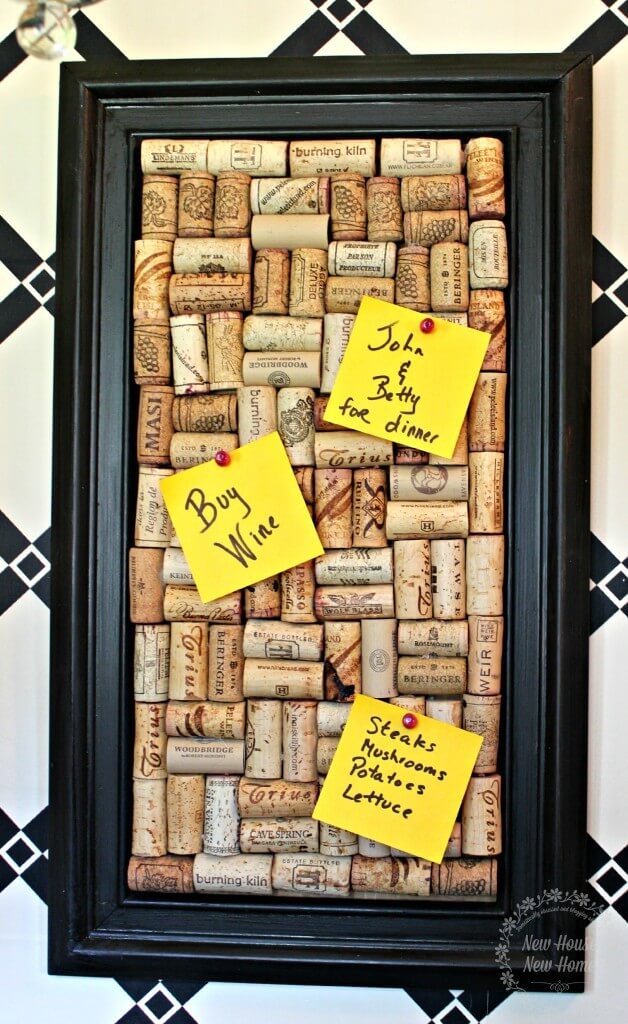 Don't Forget Chores Again With This Cork Board