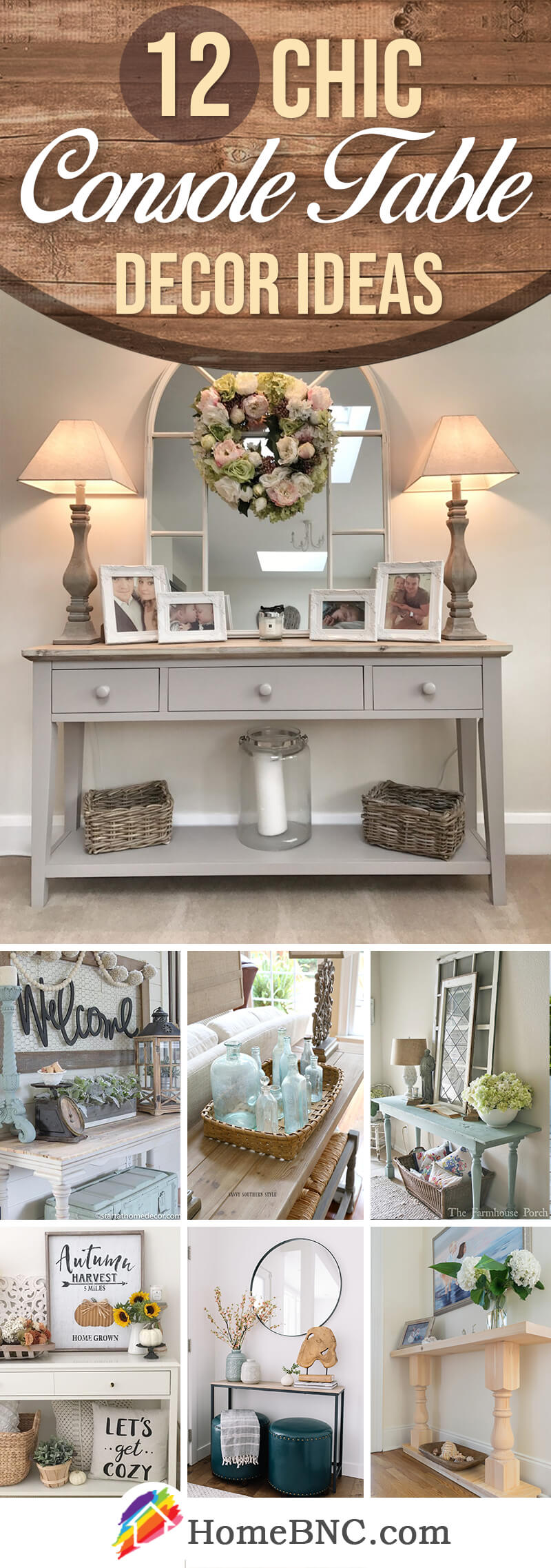 Console Table Decorating Ideas