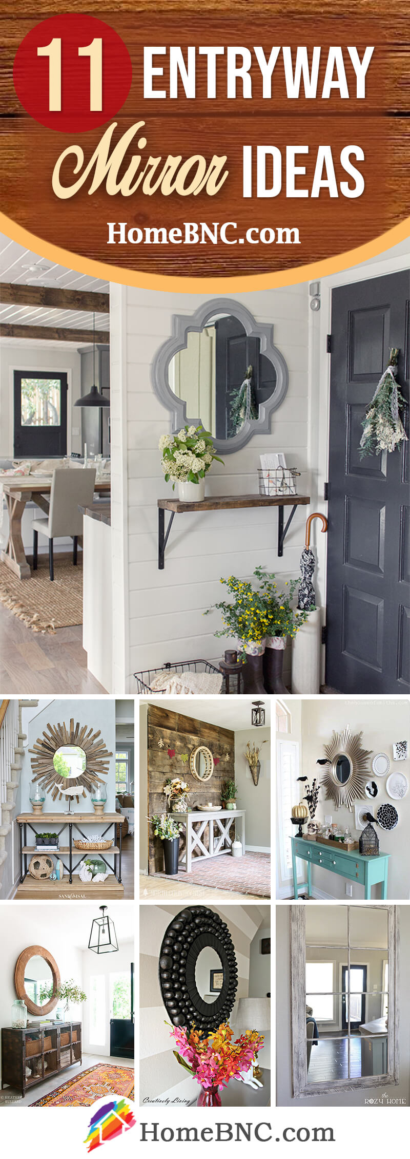 11 Best Entryway Mirror Ideas And Designs For 2018   Entryway Mirror Ideas Pinterest Share Homebnc 