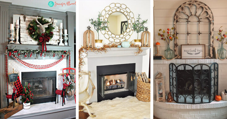 Featured image for 19 Cozy Fireplace Decor Ideas for the Holidays and Year-Round