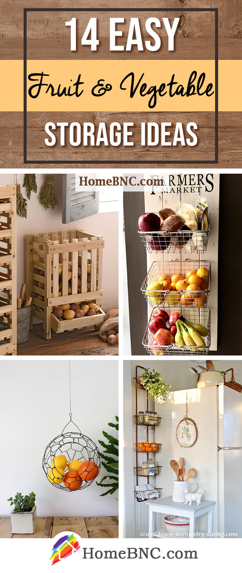 vegetable storage baskets