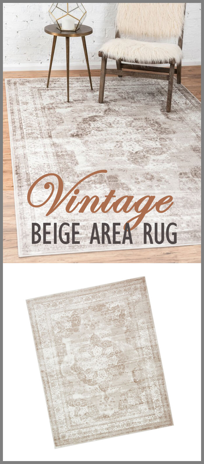 Vintage Meets Farmhouse, Sofia Collection Area Rug