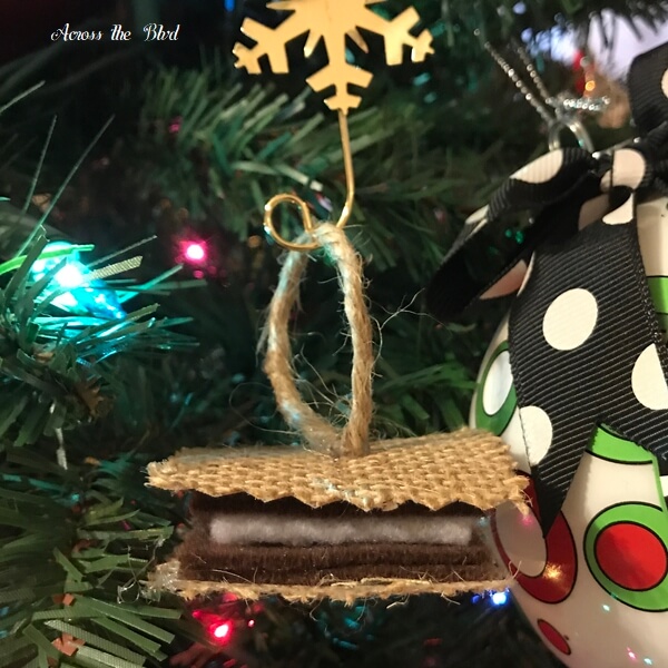 Christmas Snacks S’more Festive Ornament