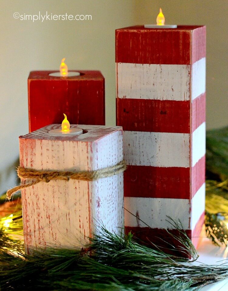 Candles in Building Blocks Make an Interesting Look — Homebnc