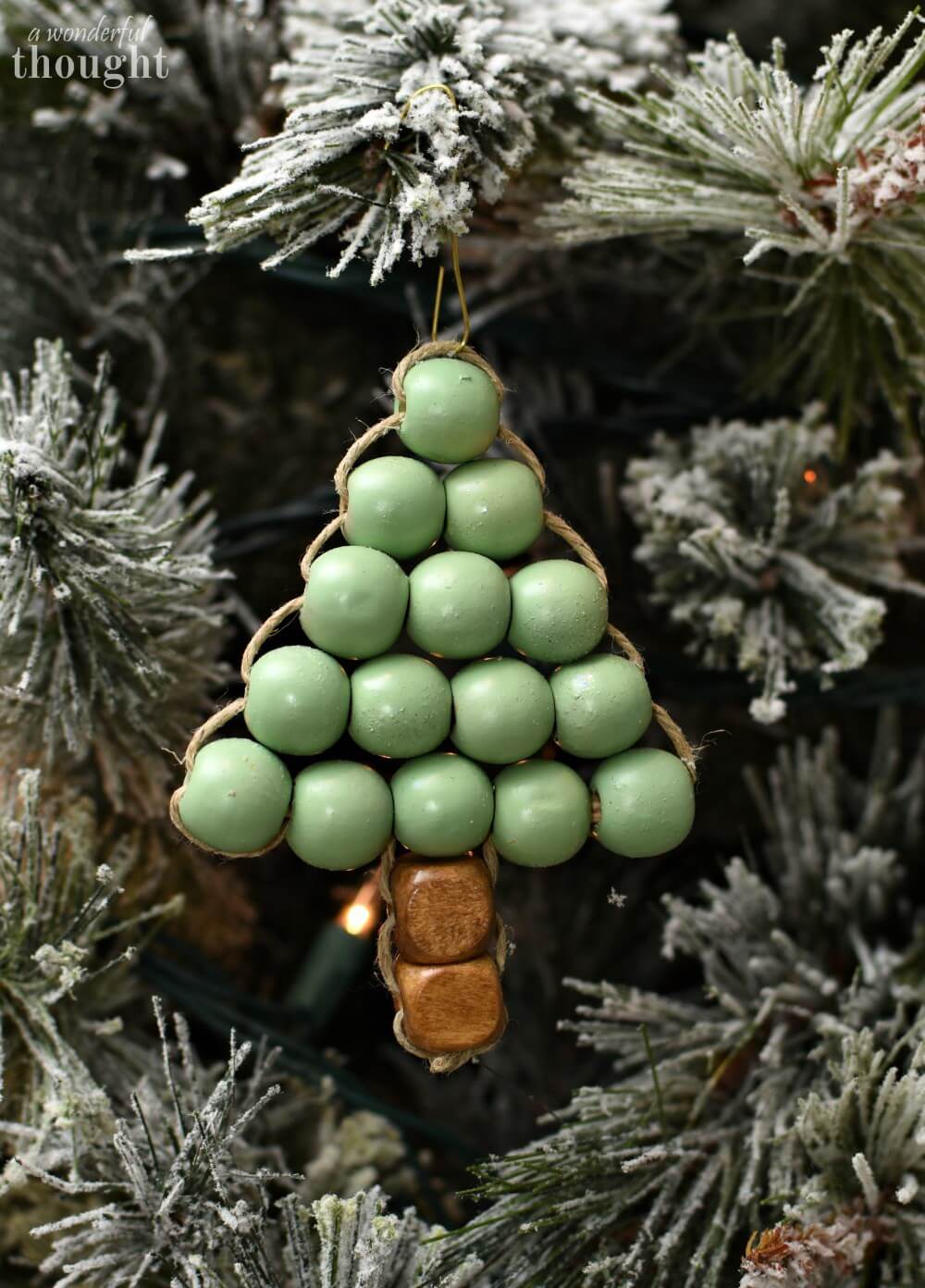 Beaded Christmas Tree Decoration for Your Tree