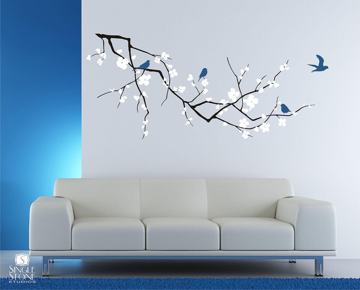 wall sticker ideas for living room