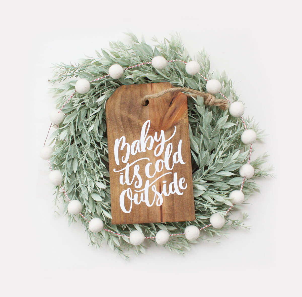 Baby, It's Cold Outside Hanging Sign