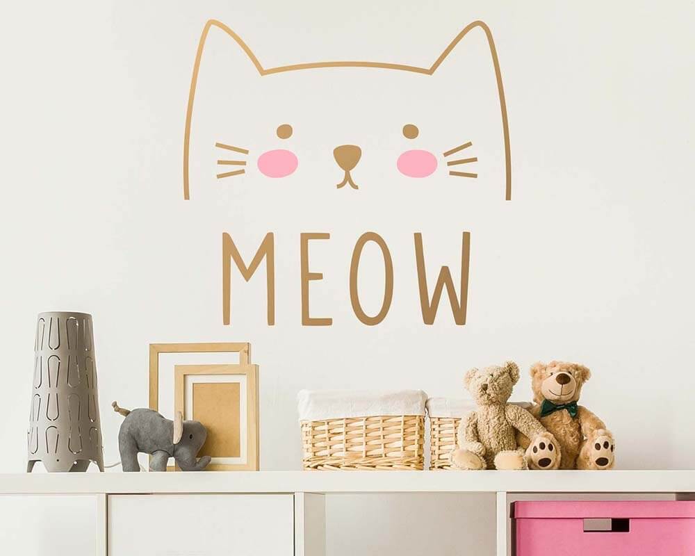 The Cat’s Meow Cute Vinyl Decal