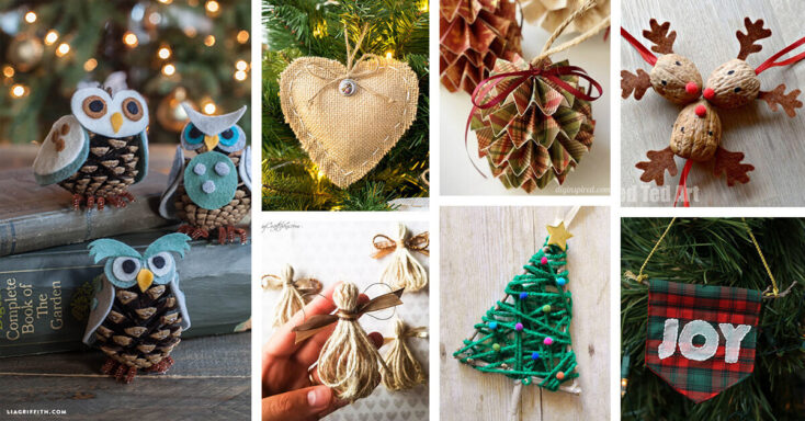 Featured image for 26 Rustic DIY Christmas Ornaments to Create an Ambiance of Warmth
