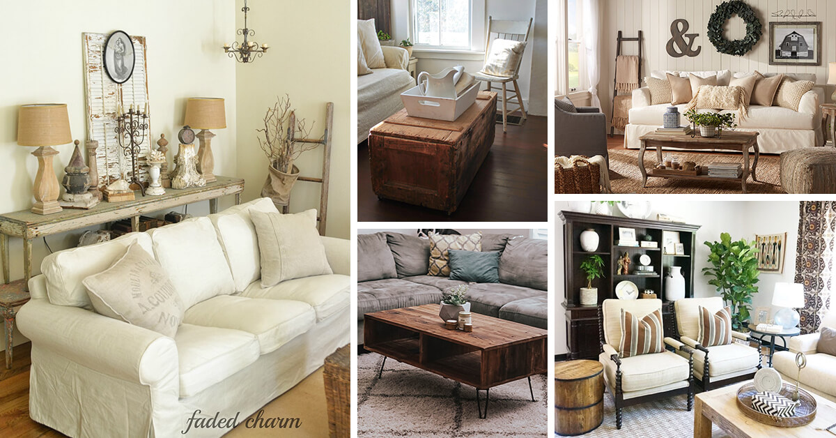 21 Best Rustic Living Room Furniture Ideas and Designs for ...