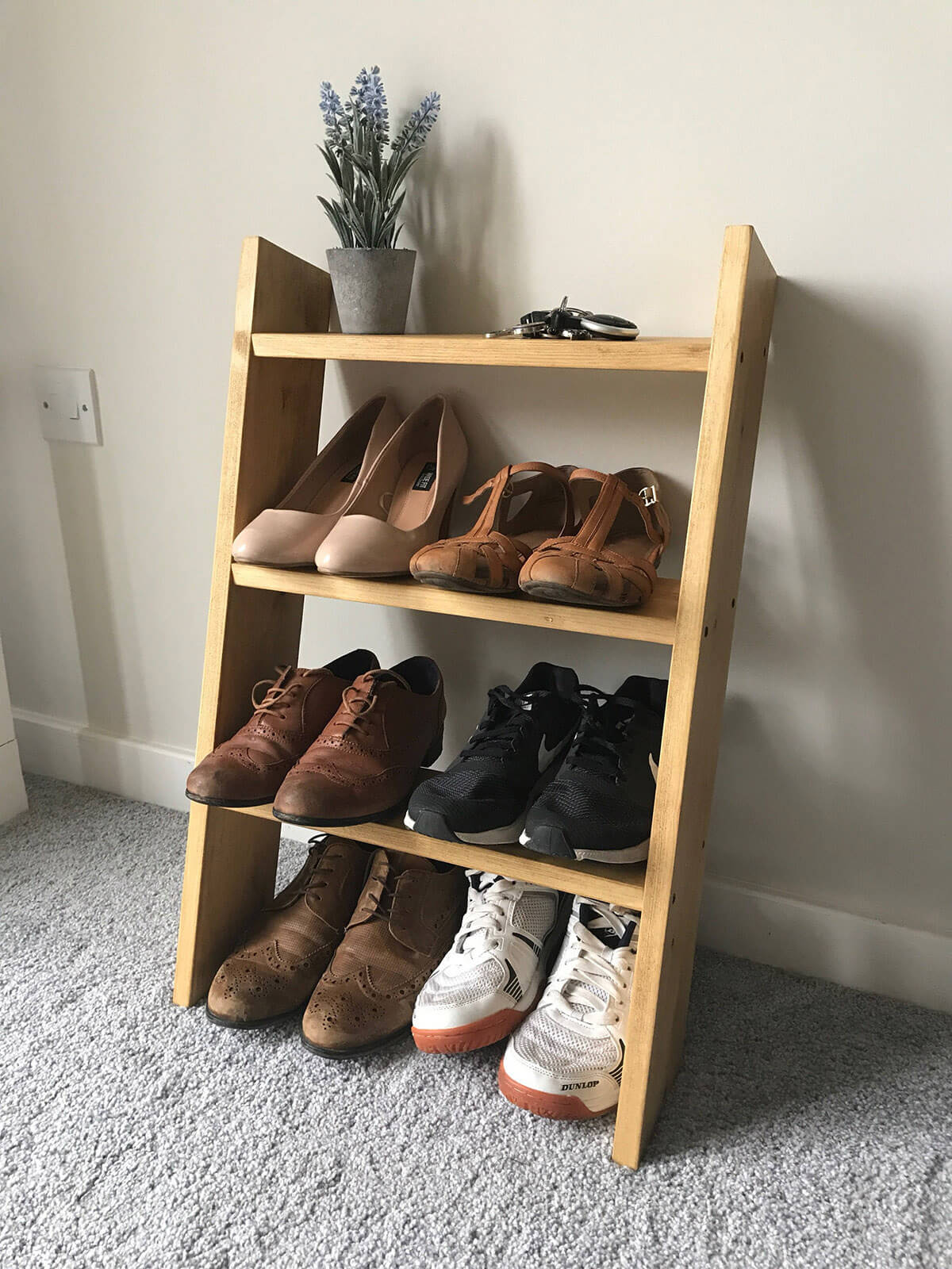 stylish shoe rack