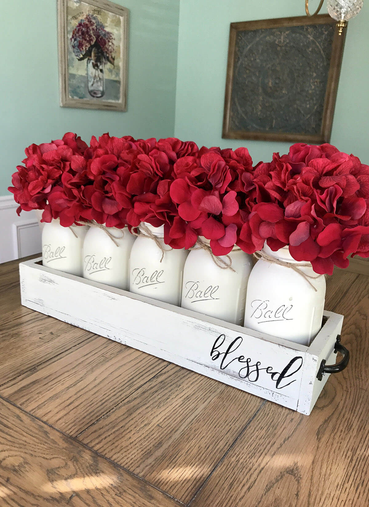 The Perfect Everyday Red Centerpiece