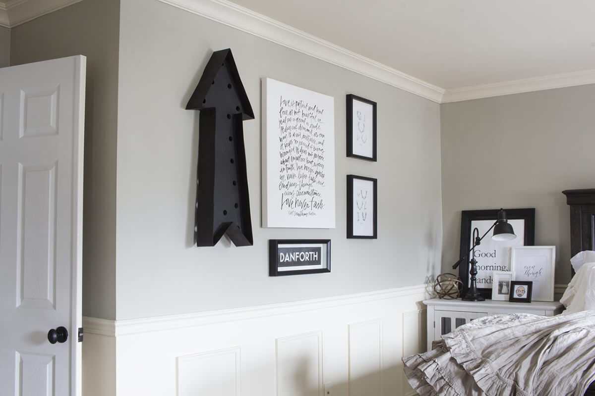 A Traditional Monochrome Wall Art Gallery